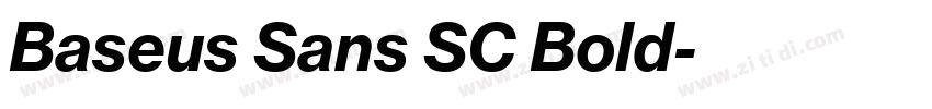 Baseus Sans SC Bold字体转换 Baseus Sans SC Bold字体转换